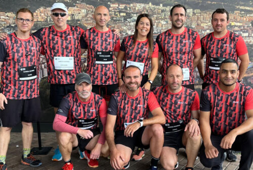 Running as a team!
